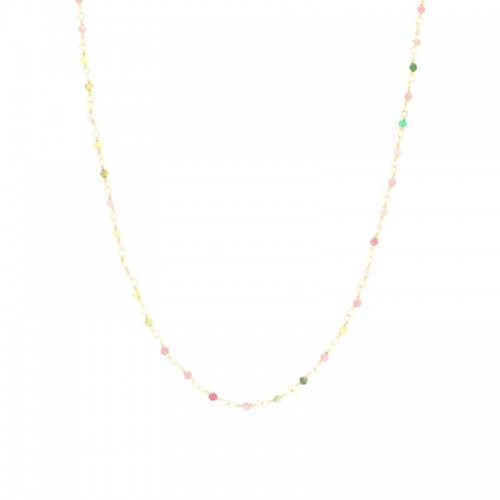 Collier facetté Inde,...