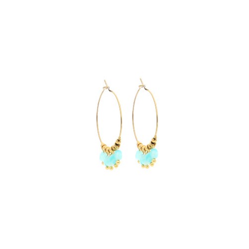 Boucles d’oreilles acier...