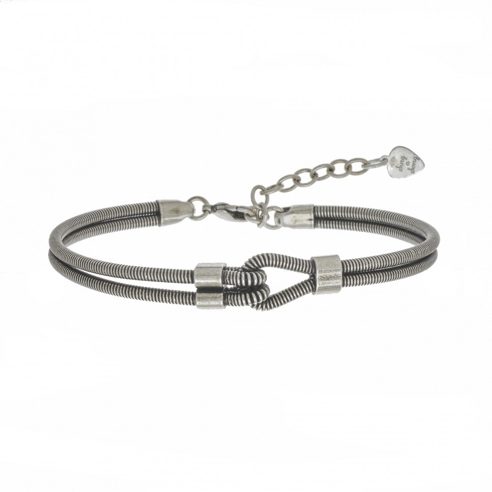 Bracelet Horizontal, double corde