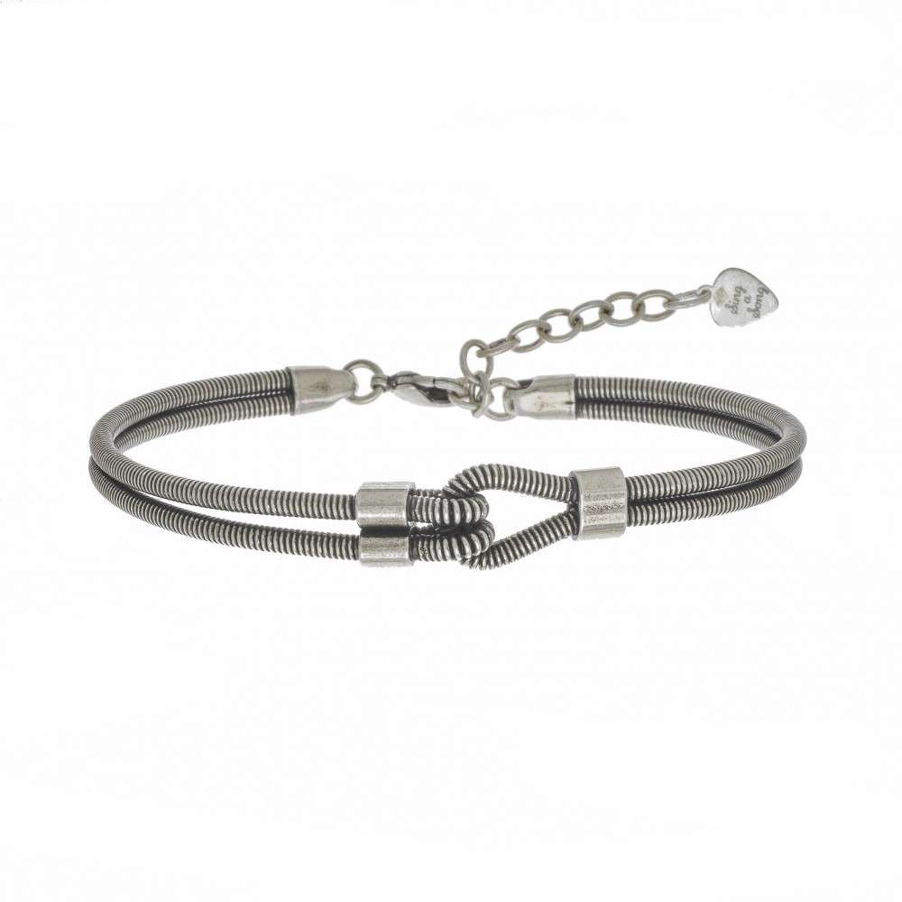 Bracelet Horizontal, double corde Bracelet Horizontal, double corde