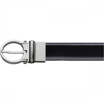 Ceinture affaires réversible noire/marron à couper selon la taille
