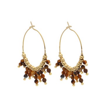 Boucles d'oreilles acier...