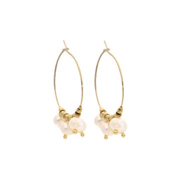Boucles d’oreilles acier...