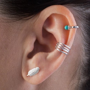 Boucle d'oreille Plumita,...