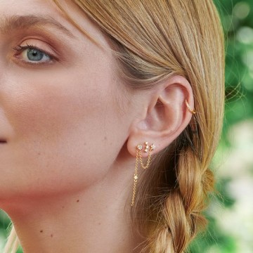 Boucle d'oreille Flore,...