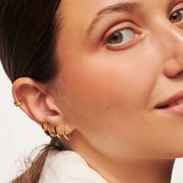 Boucle d'oreille Criolla, Doré