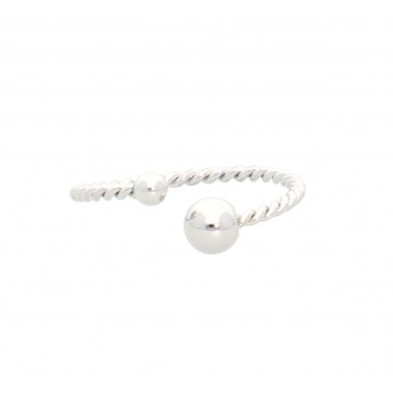 Bague acier uni