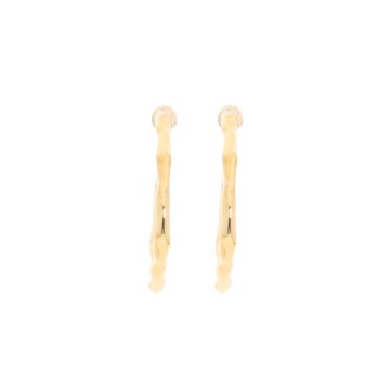 Boucles d'oreilles acier doré