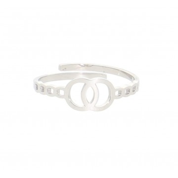 Bague acier uni