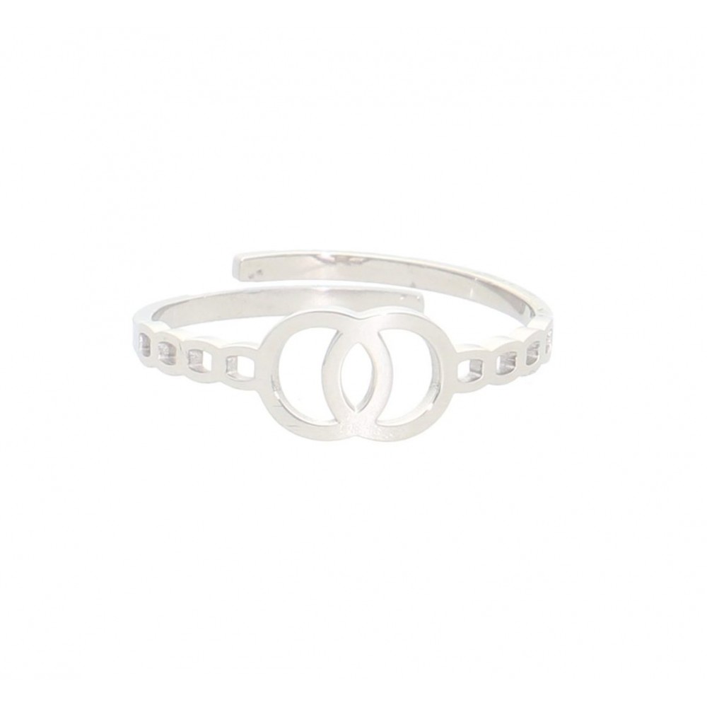 Bague acier uni Bague acier uni