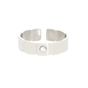 Bague acier uni, Zirconium