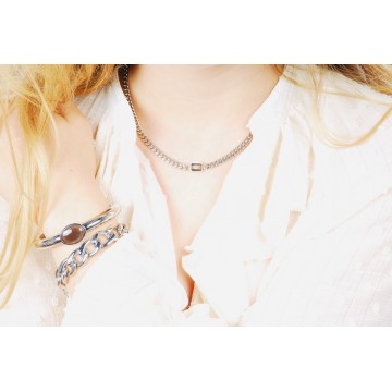 Bracelet acier uni