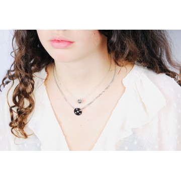 Collier acier uni