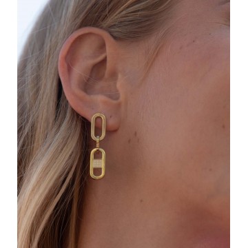 Boucles d'oreilles acier...
