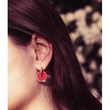 Boucles d'oreilles acier...