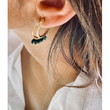 Boucles d’oreilles acier...