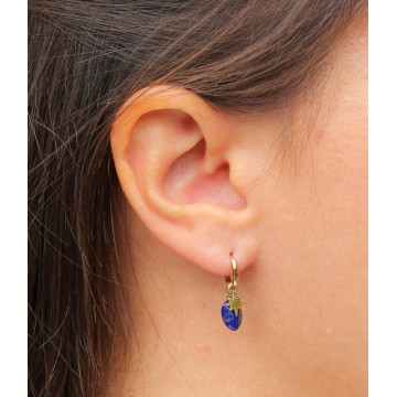 Boucles d'oreilles acier...