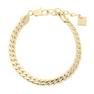 Bracelet acier doré