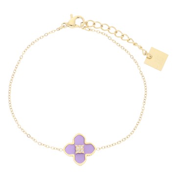 Bracelet acier doré