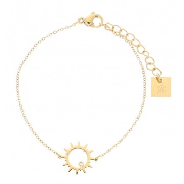 Bracelet acier doré