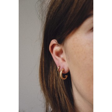 Boucles d'oreilles acier...