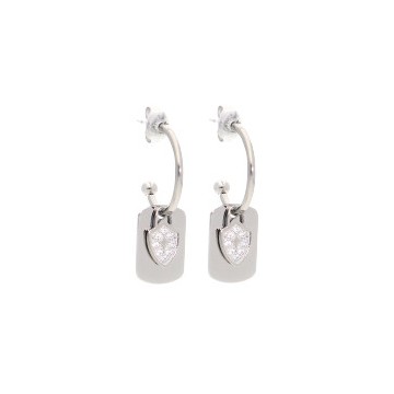 Boucles d'oreilles acier...
