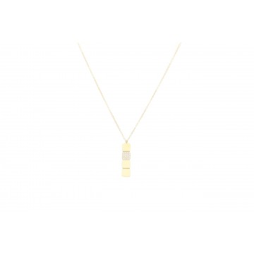Collier acier doré, Zirconium