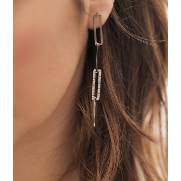 Boucles d'oreilles acier...