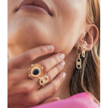 Boucles d'oreilles acier...