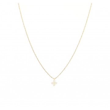 Collier acier doré, Zirconium