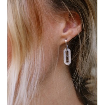 Boucles d'oreilles acier...