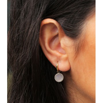 Boucles d'oreilles acier...