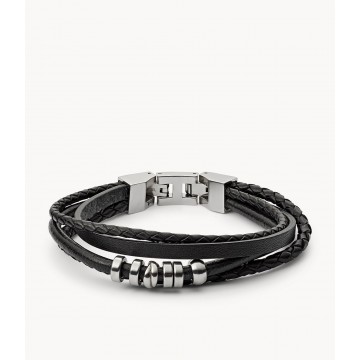 Bracelet multi-rangs en cuir