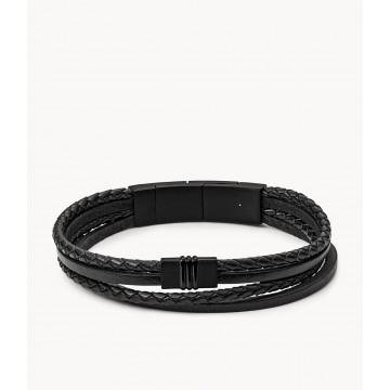 Bracelet multi-rangs en cuir