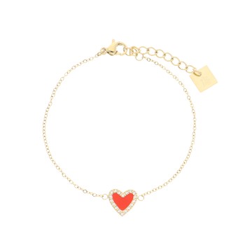 Bracelet acier doré