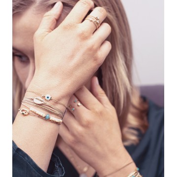 Bracelet acier doré