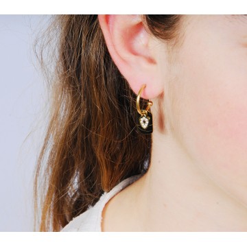 Boucles d'oreilles acier...