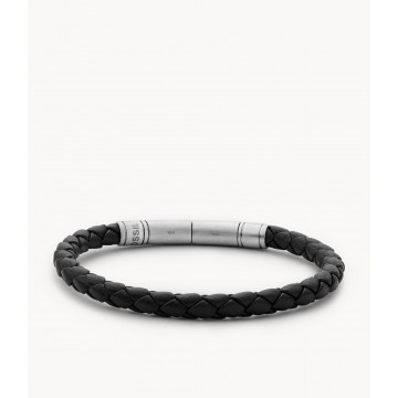 Bracelet en cuir et acier