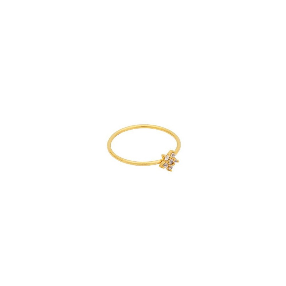Bague Etoile étoile, Zirconium blanc Bague Etoile étoile, Zirconium blanc