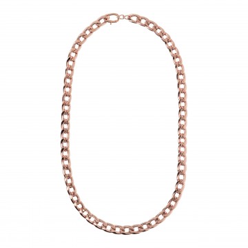 Collier Purezza, Maille gourmette, Golden Rosé