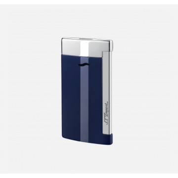 Briquet Slim 7, finition bleu et chrome