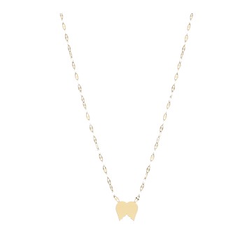 Collier acier doré