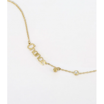 Bracelet acier doré