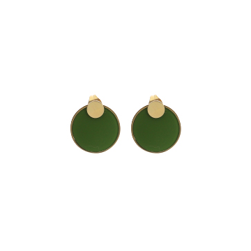Boucles d'oreilles acier doré