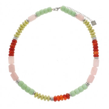 Collier acier uni
