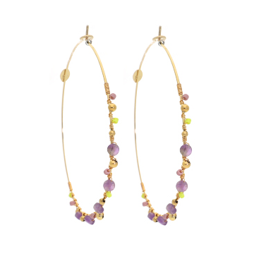 Boucles d'oreilles acier...