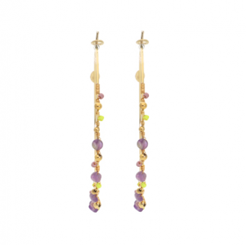 Boucles d'oreilles acier...