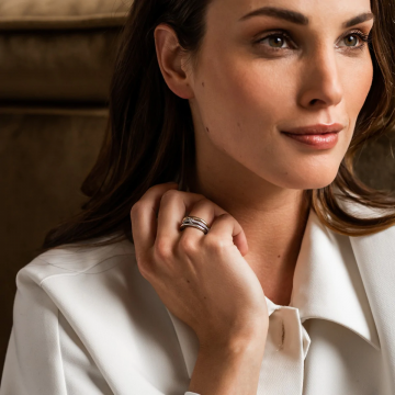 Bague, Argent et plaqué or