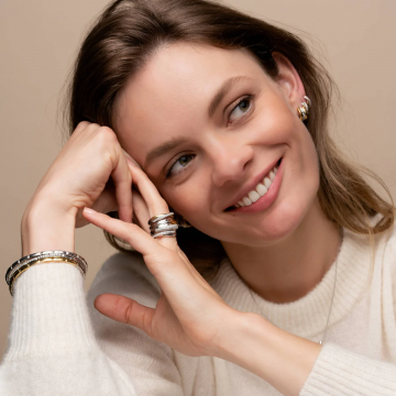 Boucles d'oreilles, Argent