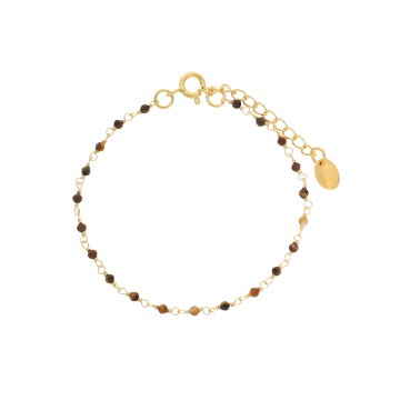 Bracelet facetté Inde, Oeil...